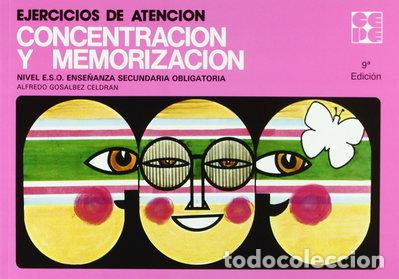 Libros: Ejercicios de atenci&oacute;n, concentraci&oacute;n y memorizaci&oacute;n- 9788485252879