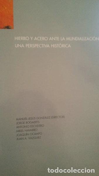 B&uuml;cher: Hierro y acero ante la mundializaci&oacute;n: una perspectiva hist&oacute;rica- 9788460916604