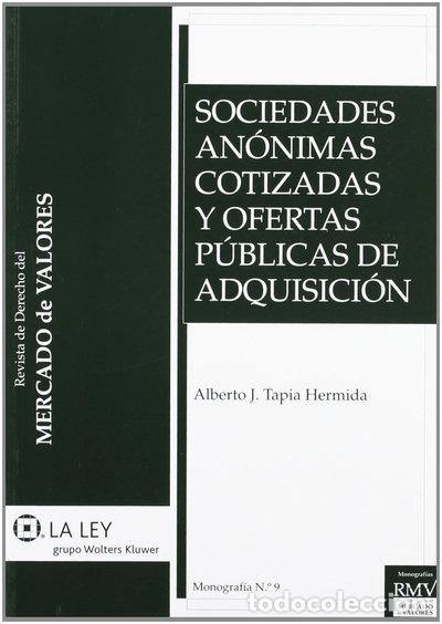 B&uuml;cher: Sociedades an&oacute;nimas cotizadas y ofertas p&uacute;blicas de adquisici&oacute;n- 9788490200377