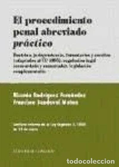 Libros: El procedimiento penal abreviado pr&aacute;ctico- 9788481518047