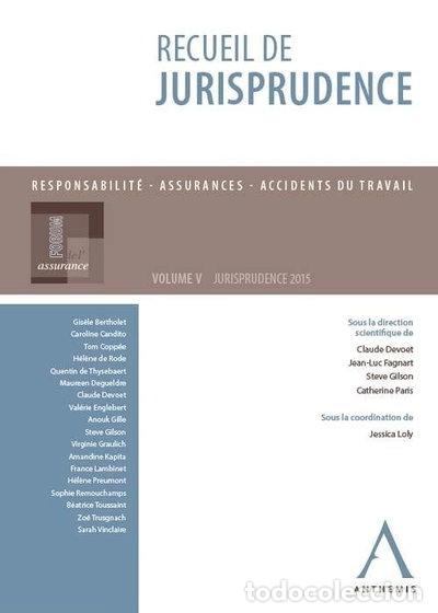 Libros: Recueil de jurisprudence: Volume V- 9782807201880 - Foto 1