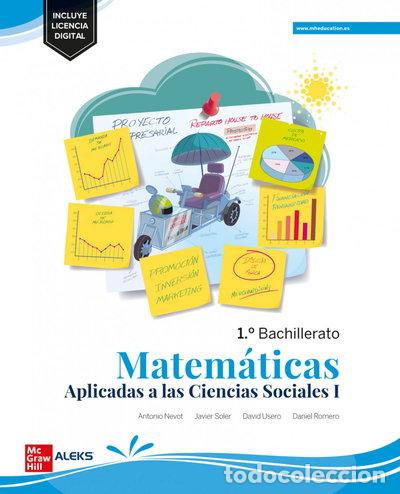 Libros: Matem&aacute;ticas Aplicadas a las Ciencias Sociales 1.&ordm; Bachillerato- 9788448632656