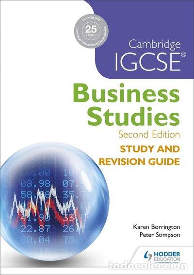 Libros: Cambridge IGCSE Business Studies Study and Revision Guide- 9781471856556