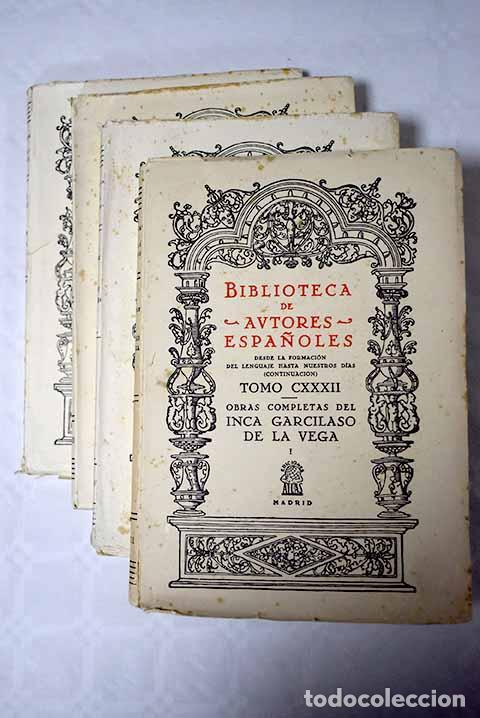 Libri di seconda mano: Obras completas del Inca Garcilaso de la Vega.- Vega, Garcilaso de la