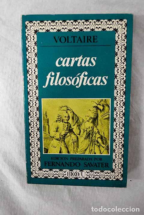 Livros em segunda m&atilde;o: Cartas filos&oacute;ficas: Voltaire.- Voltaire