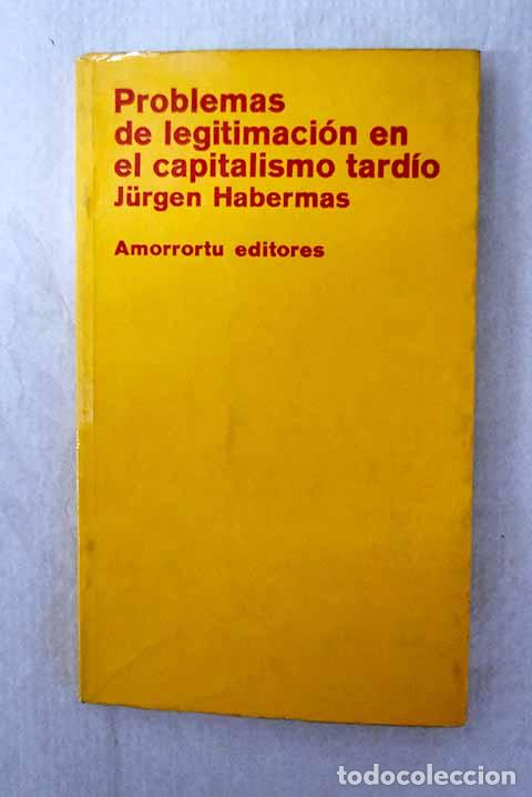 Livros em segunda m&atilde;o: Problemas de legitimaci&oacute;n en el capitalismo tard&iacute;o.- Habermas, Jurgen