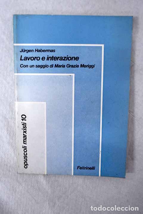 Livros em segunda m&atilde;o: Lavoro e interazione.- Habermas, Jurgen