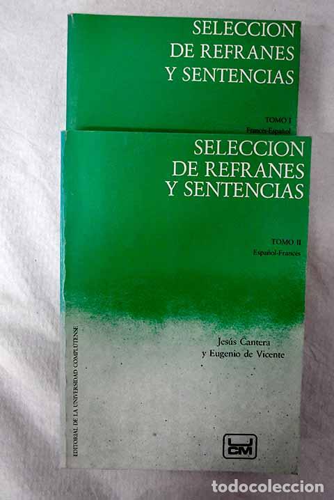 Libros: Selecci&oacute;n de refranes y sentencias