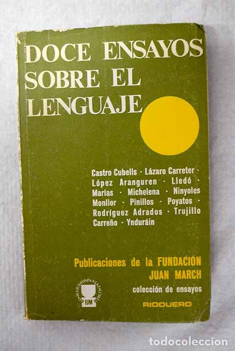 Libros: Doce ensayos sobre el lenguaje