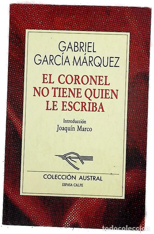 Libros: El coronel no tiene quien le escriba