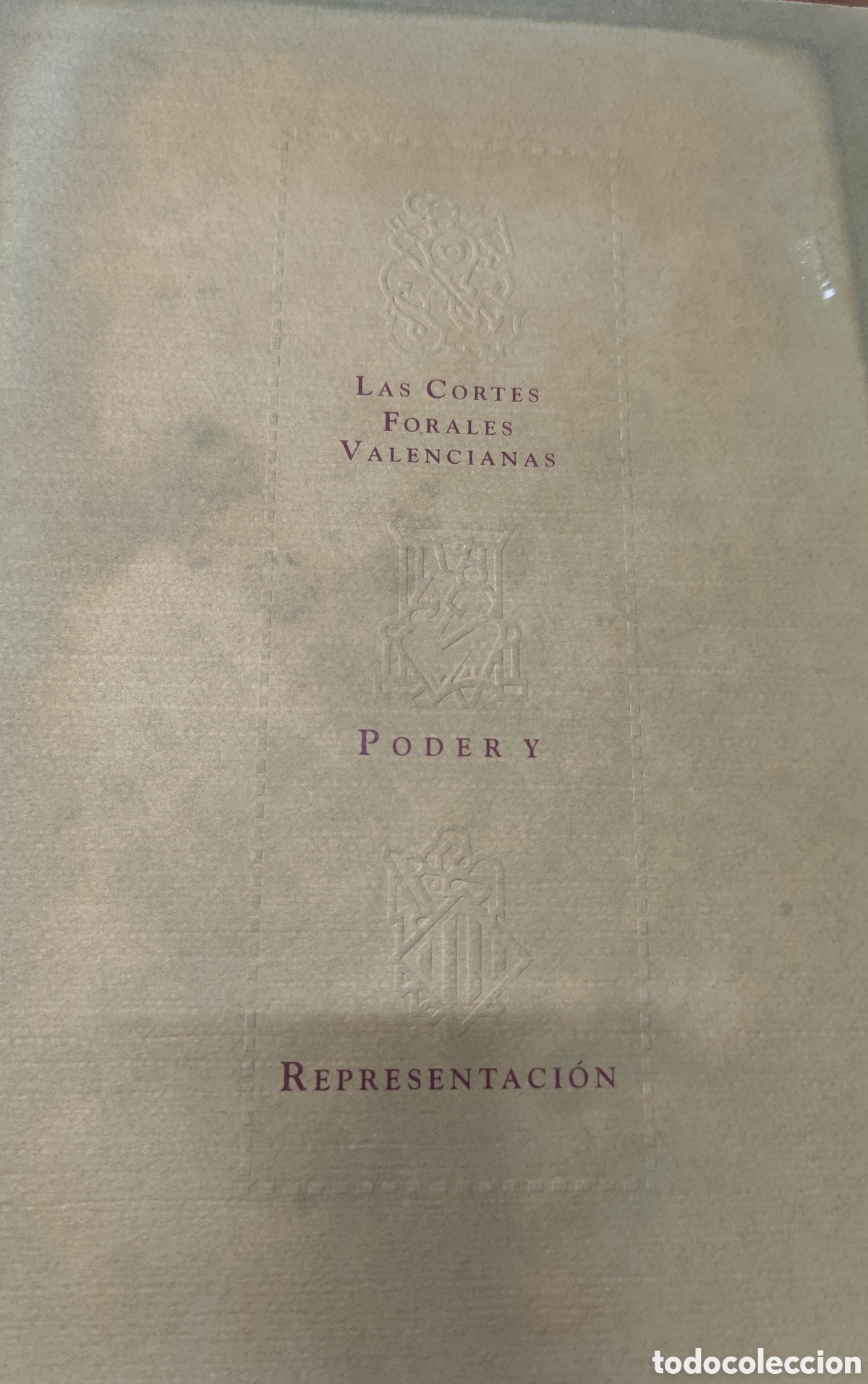B&uuml;cher: LAS CORTES FORALES VALENCIANAS. Poder y representaci&oacute;n