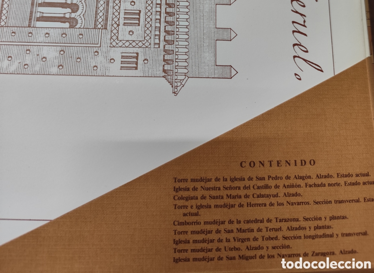 Libros: ARTE MUDEJAR ARAGONES. Planos. Arquitectura - Foto 2