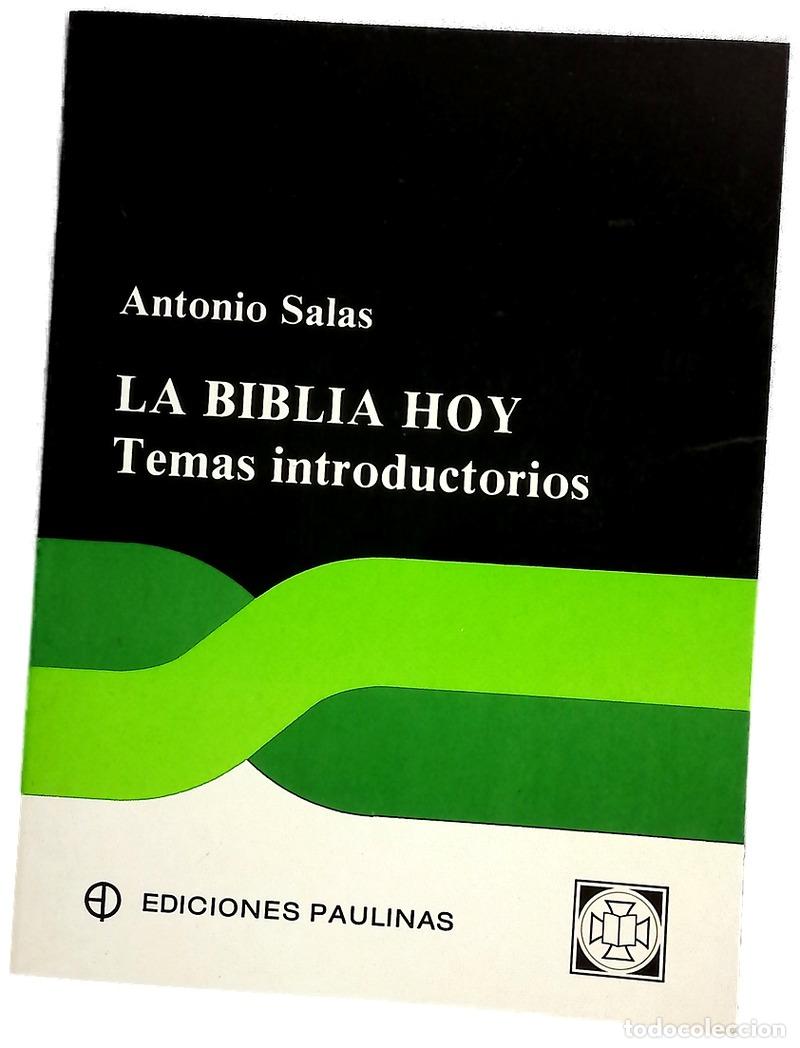Libros: La Biblia hoy temas introductorios