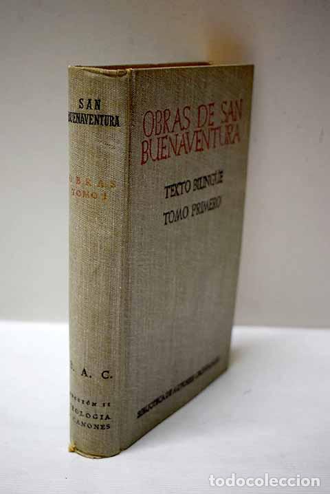 Libros: Obras de San Buenaventura, tomo I.- Buenaventura