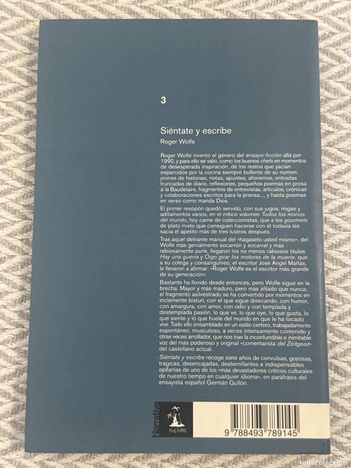Libros: Si&eacute;ntate y escribe - Roger Wolfe - Foto 3