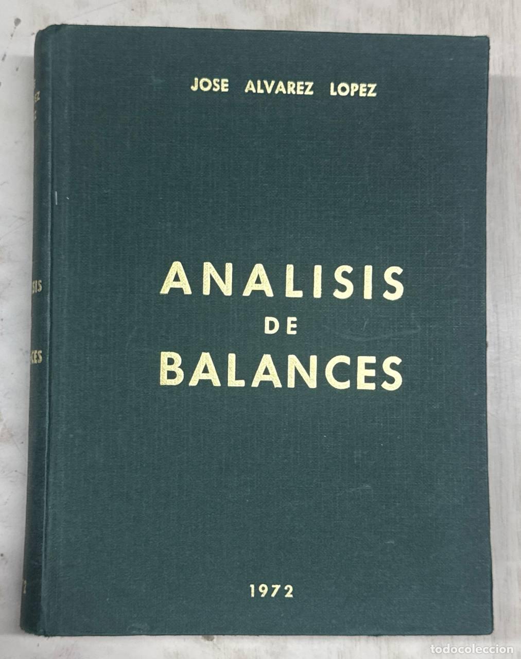 Libros: ANALISIS DE BALANCES (INTEGRACI&Oacute;N E INTERPRETACI&Oacute;N) - Foto 1