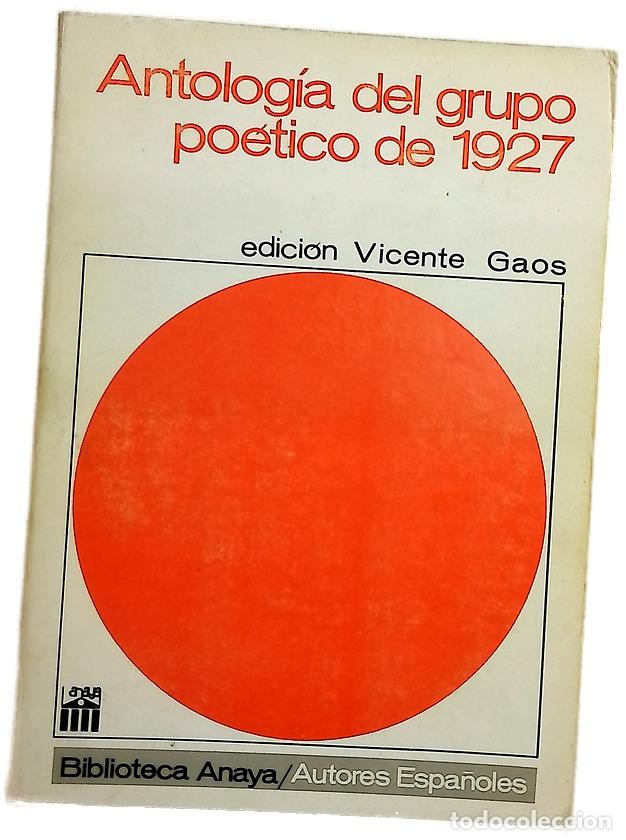 books: Antologia del grupo poetico de 1927