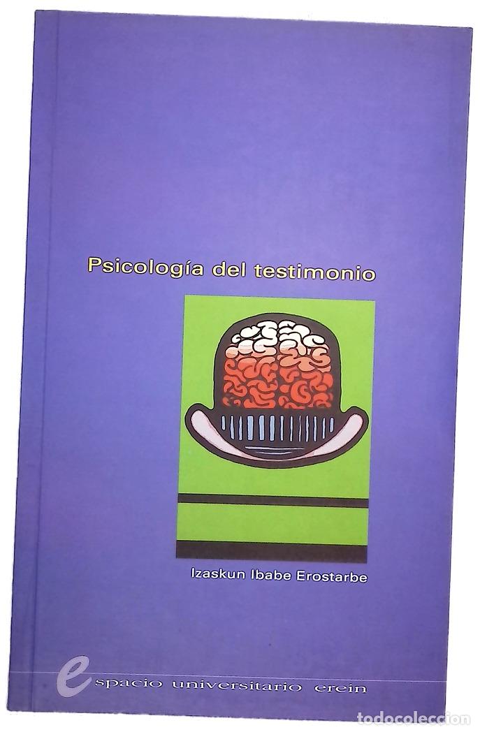 Libros: Psicolog&iacute;a del testimonio