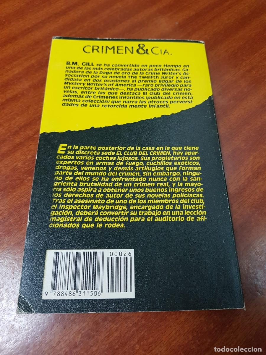 Libros: EL CLUB DEL CRIMEN-B.M.GILL - Foto 2