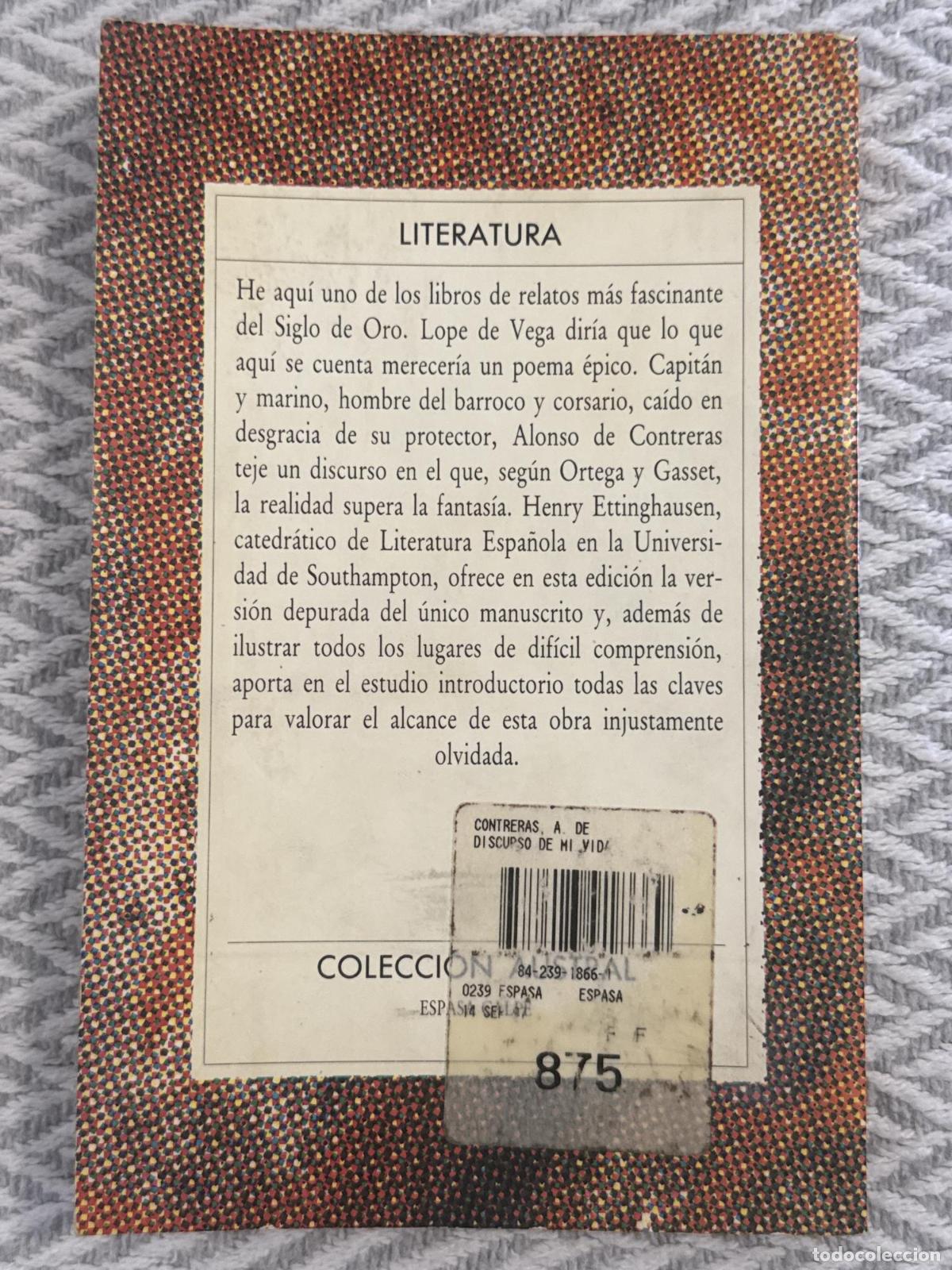 Libros: Discurso de mi vida - Alonso de Contreras - Foto 3