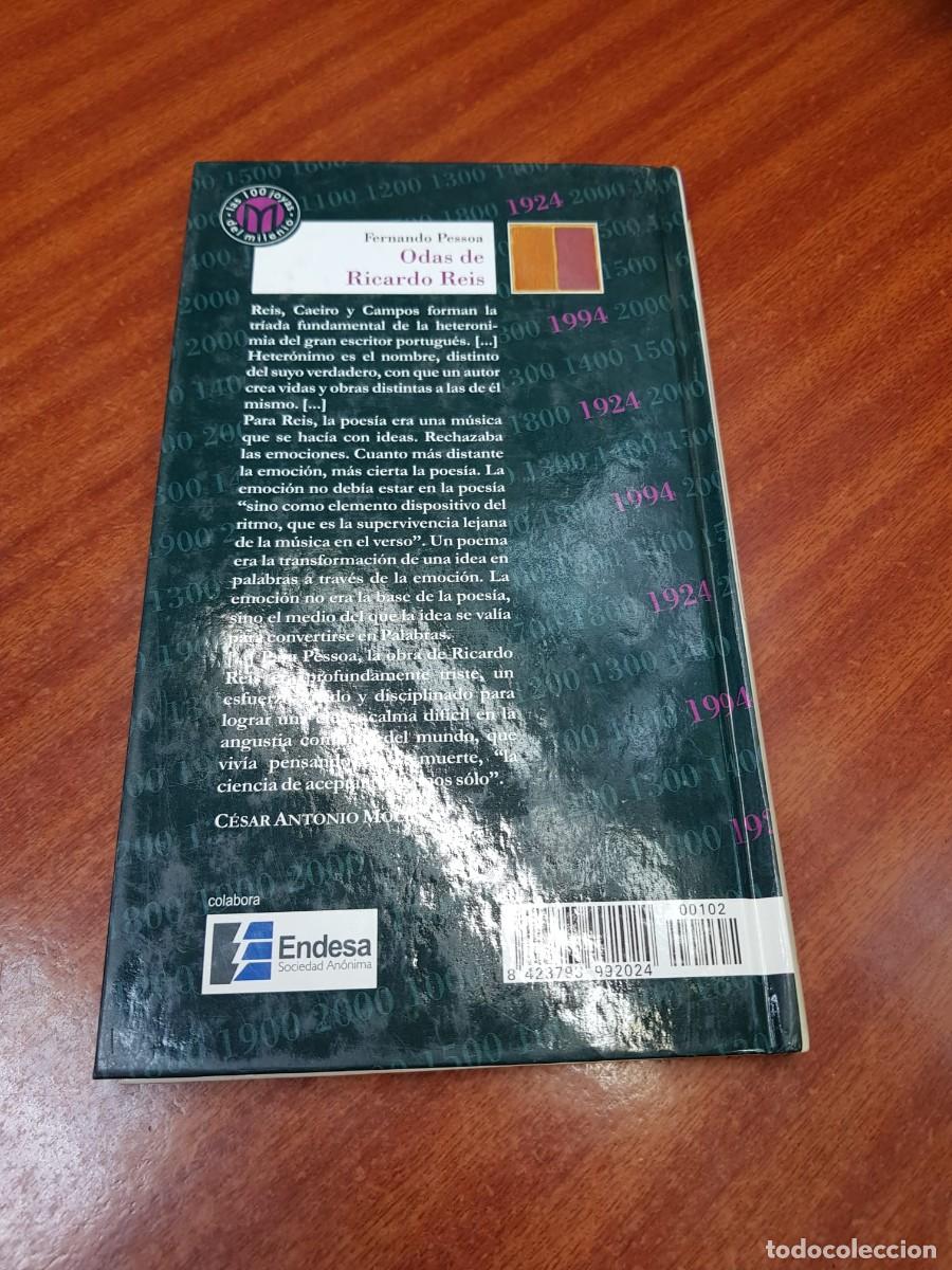 Libros: ODAS DE RICARDO REIS-FERNANDO PESSOA - Foto 2