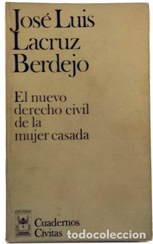 Libros: El nuevo derecho civil de la mujer casada