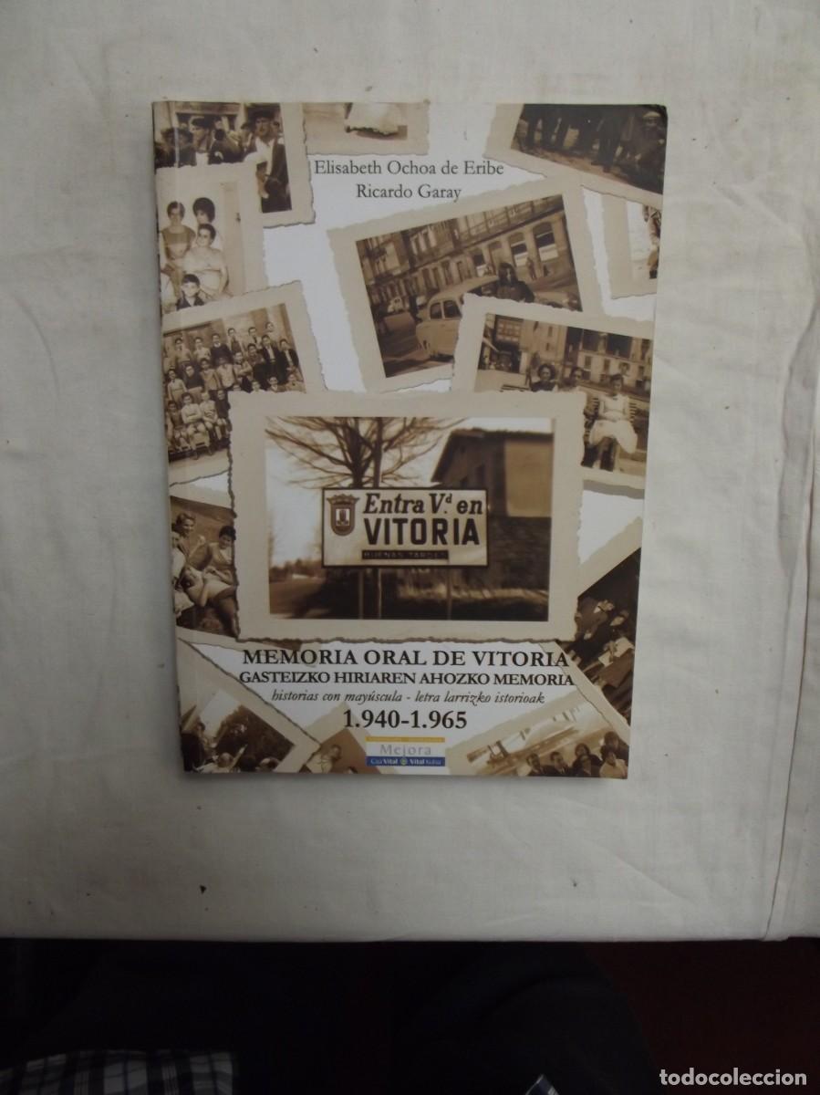 Libros: MEMORIA ORAL DE VITORIA BILINGUE - Foto 1