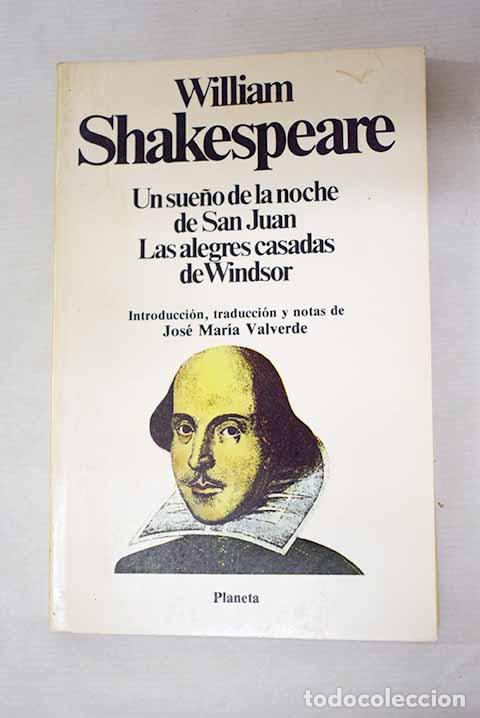 Libros: Un sue&ntilde;o de la noche de San Juan ; Las alegres casadas de Windsor.- Shakespeare, William