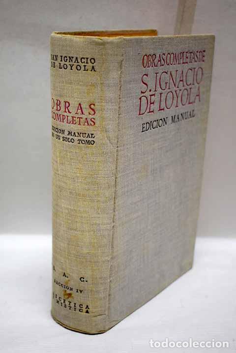 Libros: Obras completas de San Ignacio de Loyola.- Ignacio de Loyola - Foto 1