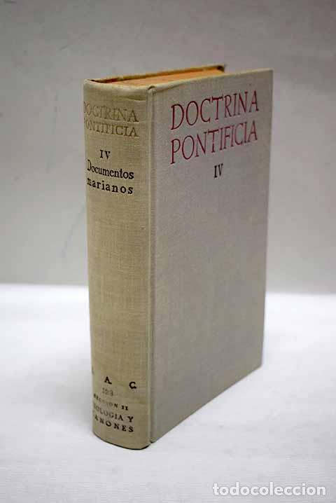 Livros em segunda m&atilde;o: Doctrina pontificia, tomo IV