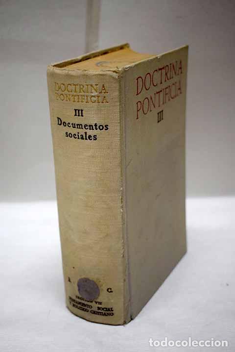 Livros em segunda m&atilde;o: Doctrina pontificia, tomo III