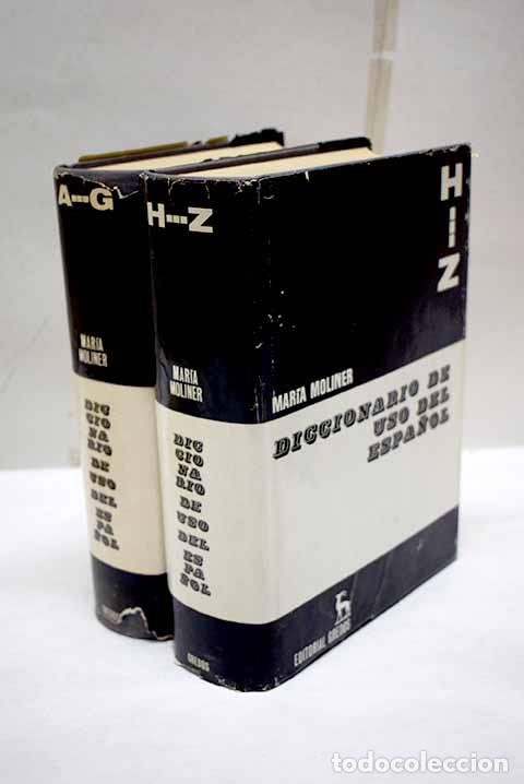 Libros: Diccionario de uso del espa&ntilde;ol.- Moliner, Mar&iacute;a