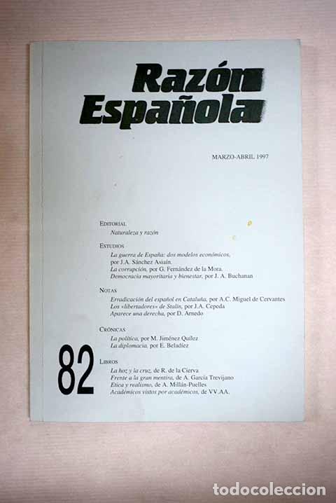 Libros: Raz&oacute;n Espa&ntilde;ola, n&ordm; 82