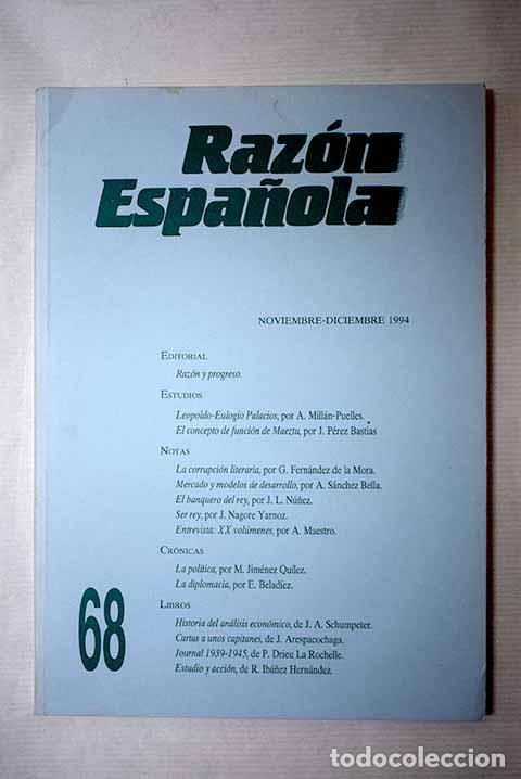 Libros: Raz&oacute;n Espa&ntilde;ola, n&ordm; 68 - Foto 1