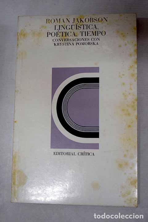 books: Lingu&iacute;stica, po&eacute;tica, tiempo.- Jakobson, Roman