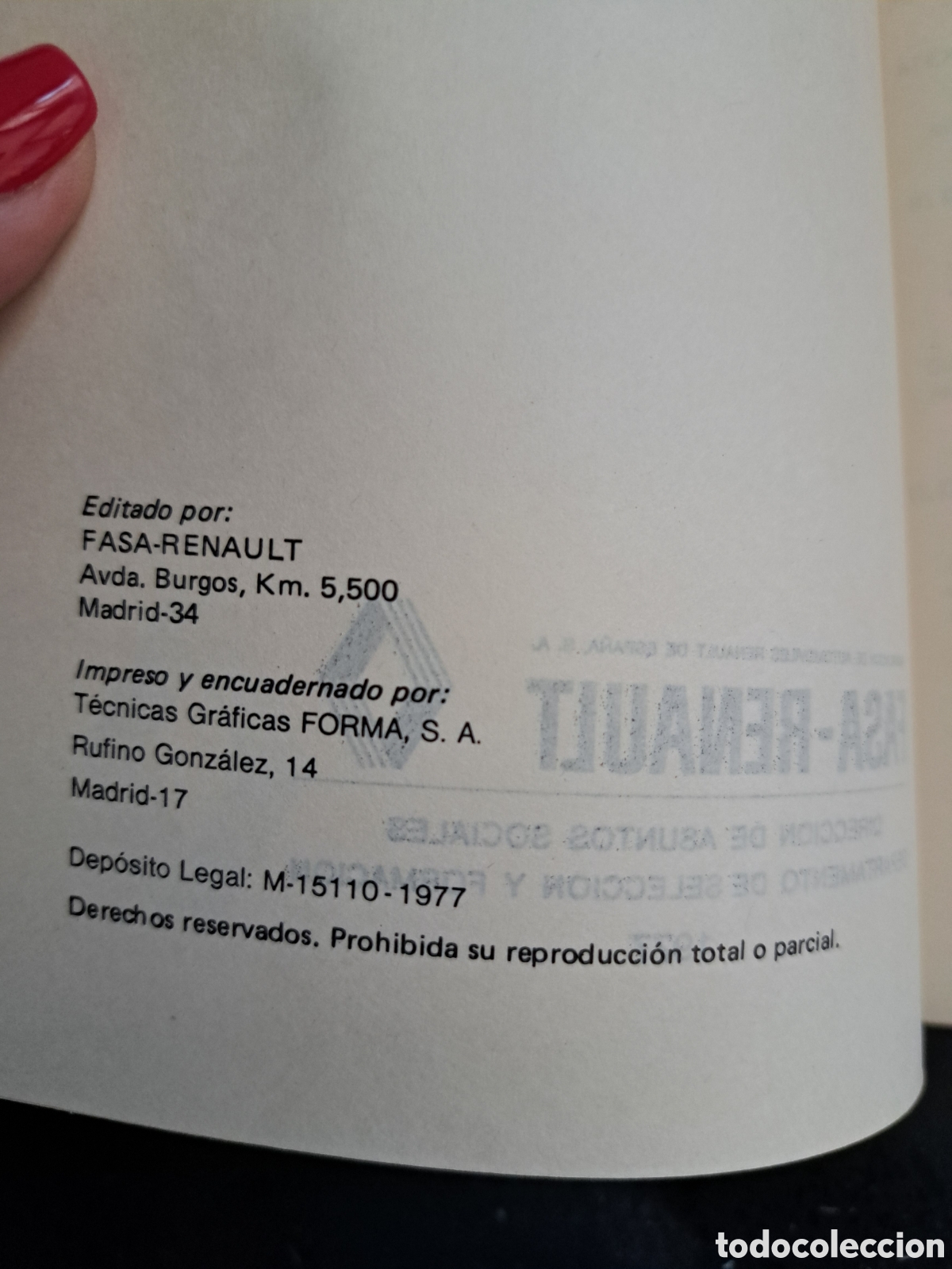 Libros: Manual FASA-Renault (1977) - Ex&aacute;menes de Conocimientos B&aacute;sicos: Normativa y Programas - Foto 5