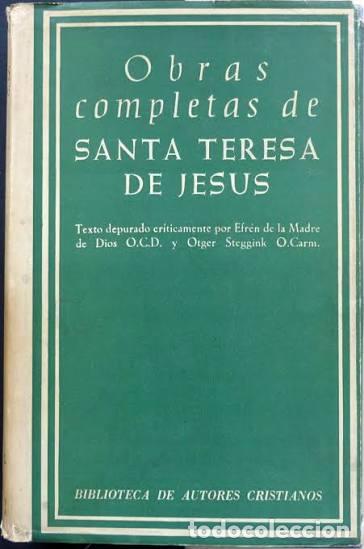 Libros: OBRAS COMPLETAS DE SANTA TERESA DE JESUS