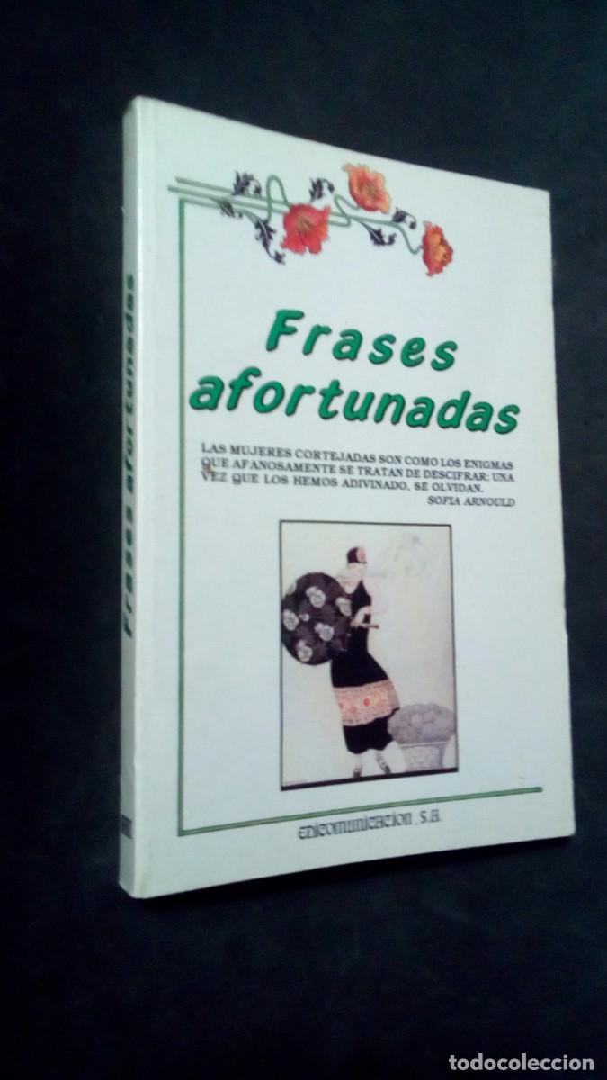 Libros: FRASES AFORTUNADAS-TONY RAM&Iacute;REZ-MUY BUEN ESTADO-1991