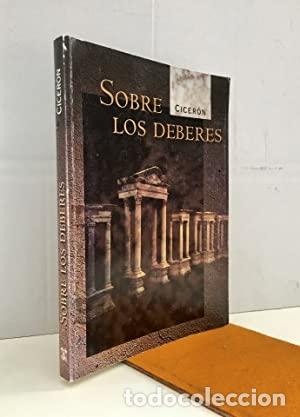 Libros: Sobre los deberes - Cicer&oacute;n.