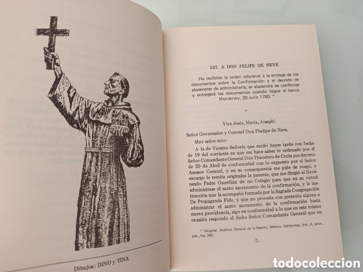 Libros: ESCRITOS DE FRAY JUN&Iacute;PERO SERRA TOMO V - Foto 5