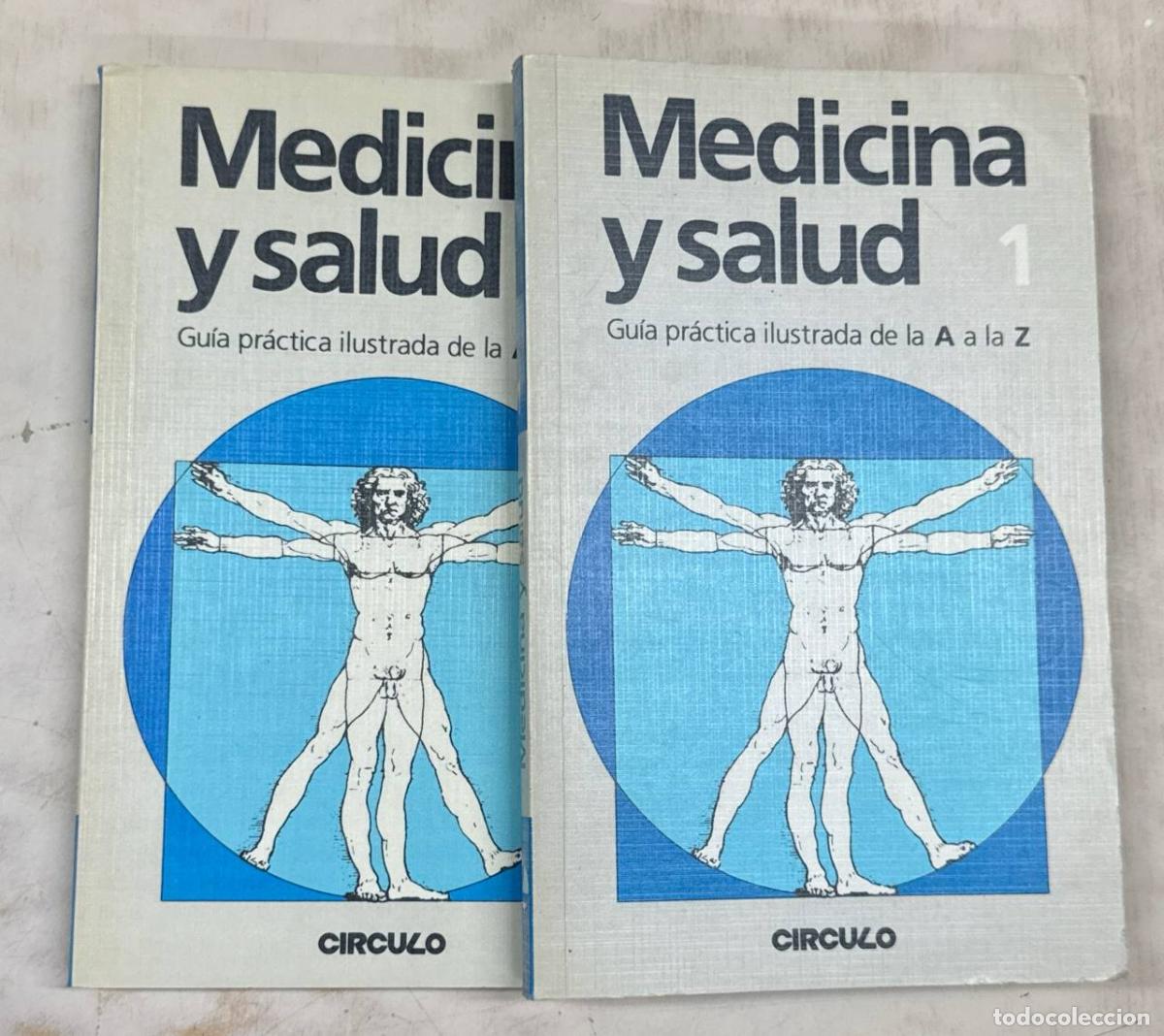 Libros: Medicina y Salud. Gu&iacute;a practica ilustrada de la A a la Z. 2 tomos.