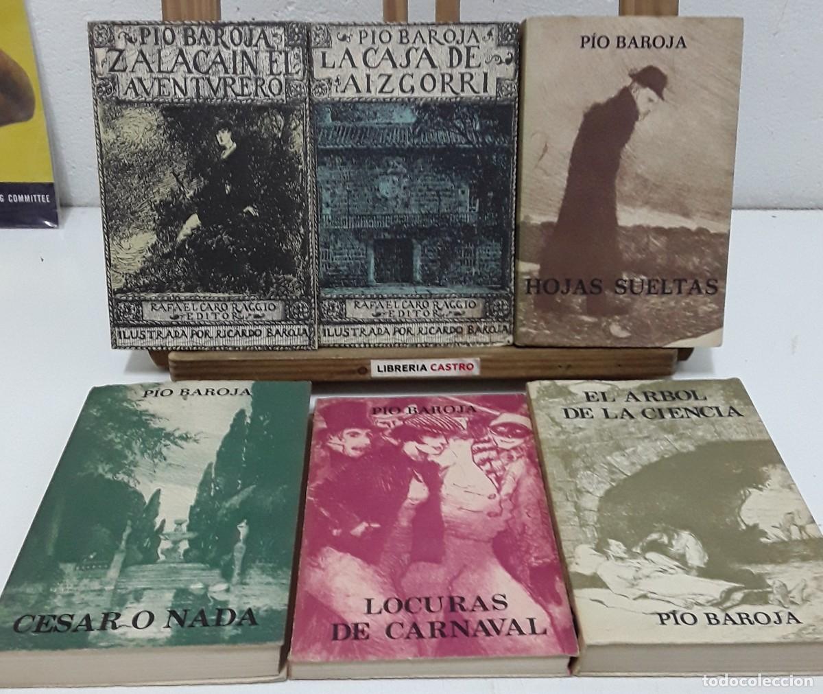 Libros: Lote 6 t&iacute;tulos P&iacute;o Baroja, edici&oacute;n conmemorativa del centenario del nacimiento del autor - P&iacute;o Baroj