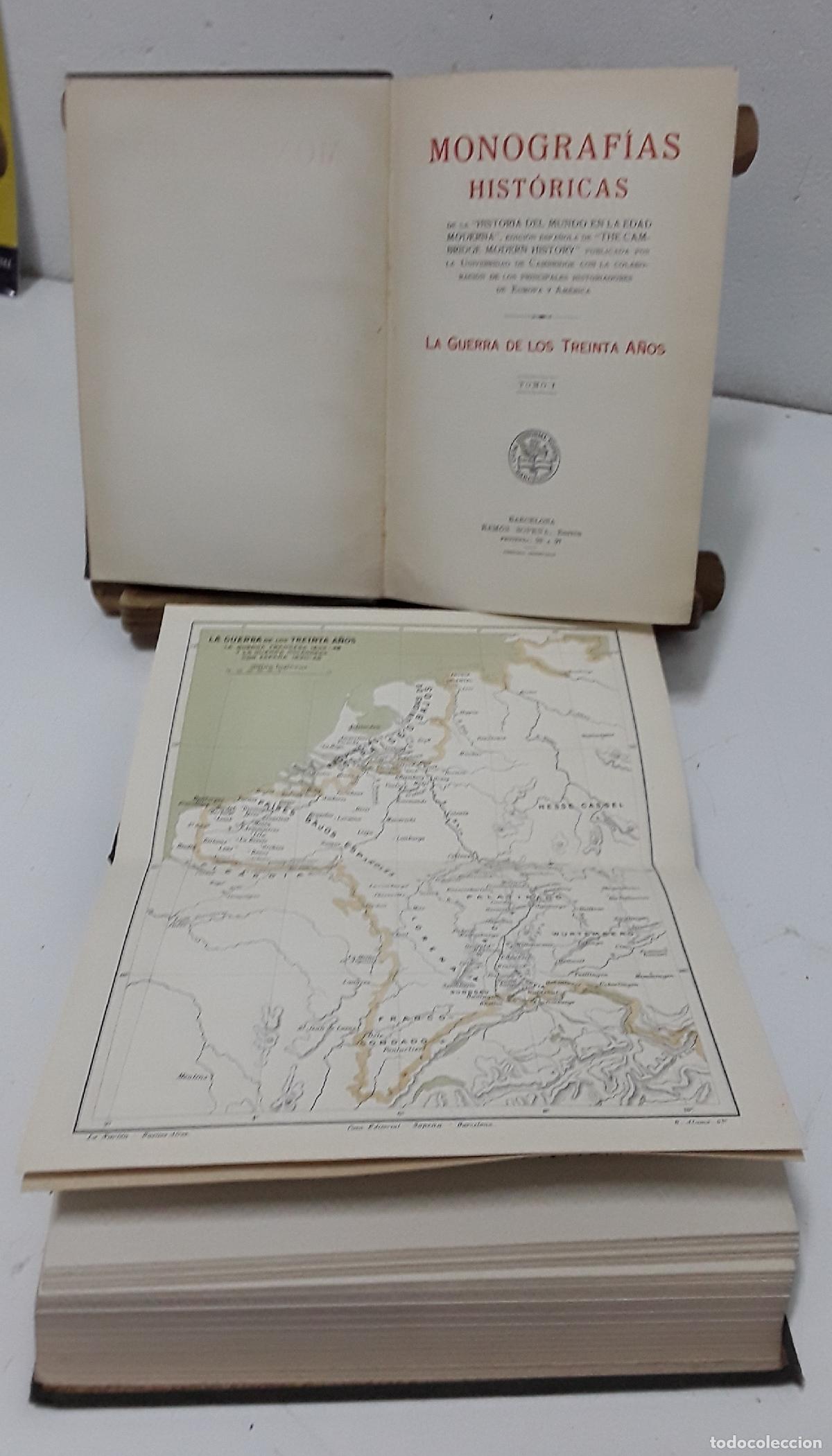 Libros: La Guerra de los Treinta A&ntilde;os. Monograf&iacute;as Hist&oacute;ricas. II Tomos - Varios.
