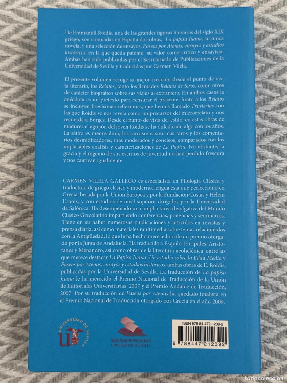 Libros: Relatos de Siros - Emmanuil Roidis - Foto 3
