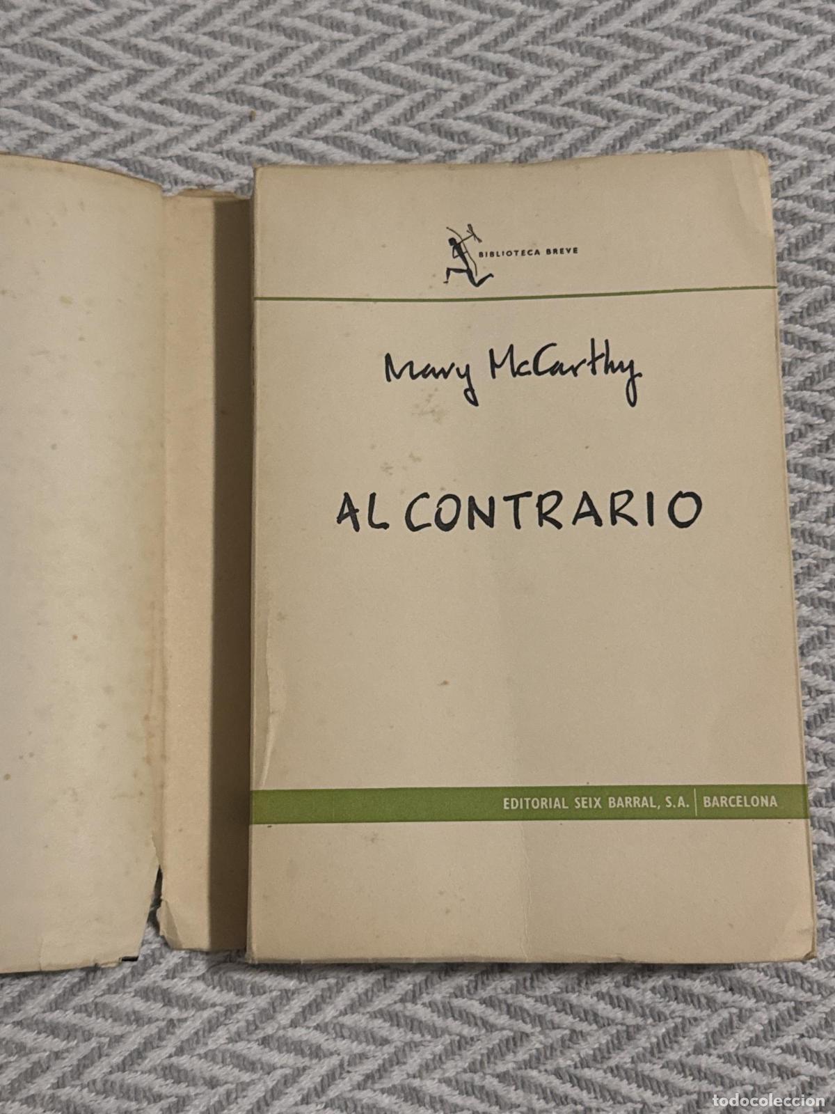 Libros: Al contrario - Mary McCarthy - Foto 5