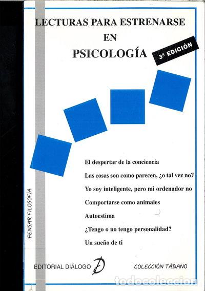 Libros: Lecturas para estrenarse en psicolog&iacute;a- 9788495333155