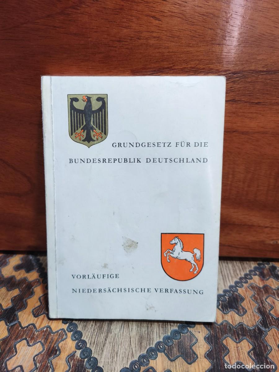 Libros: GRUNDGESETZ F&Uuml;R DIE BUNDESREPUBLIK DEUTSCHLAND / VORL&Auml;UFIGE NIEDERS&Auml;CHSISCHE VERFASSUNG