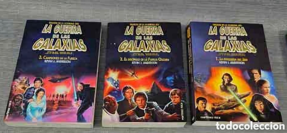 Libros: Lote 8 libros Star Wars 2 trilog&iacute;as + 2 libros - Foto 2