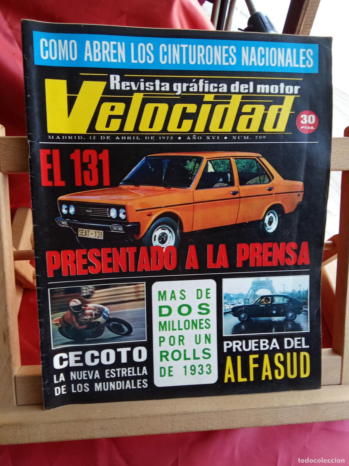 Libros: Revista Velocidad N&uacute;n. 709 Abril 1975 REV.1477