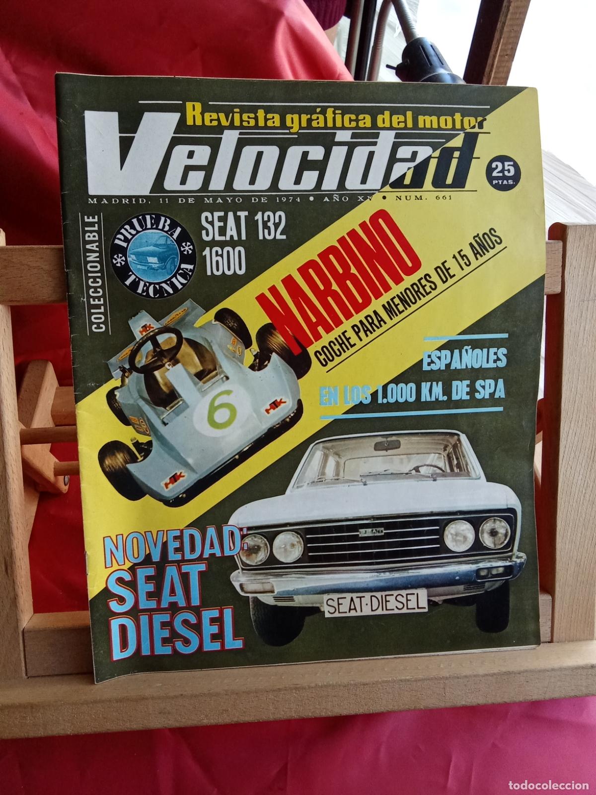 Libros: Revista Velocidad N&uacute;n. 661 Mayo 1974 REV.1478